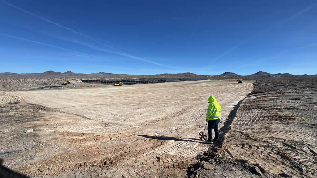Parque solar de Suntomine en Tonopah, Nevada