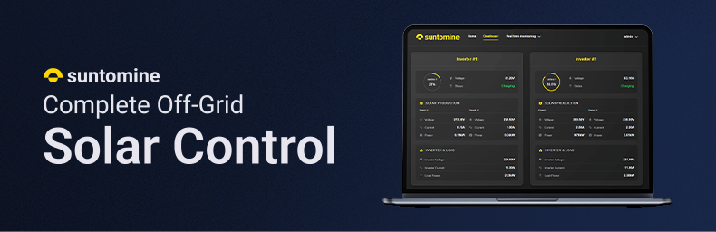 Suntomine desarrolla una UI propia para el control avanzado de sistemas solares fuera de la red