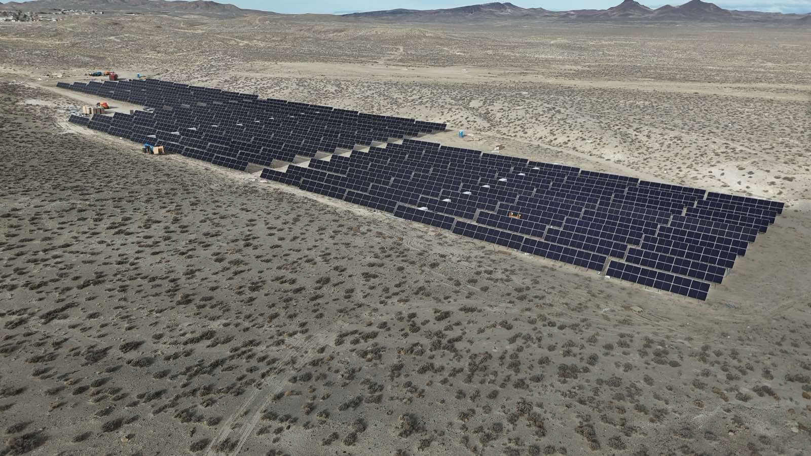 Suntomine solar farm in Tonopah