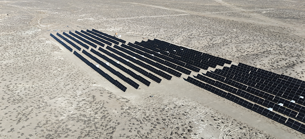 Concentrated solar power installation at Project Tonopah