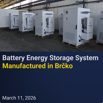 Battery energy storage system manufactured in Brčko
