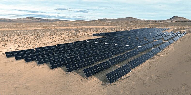 Suntomine solar farm in Tonopah, Nevada